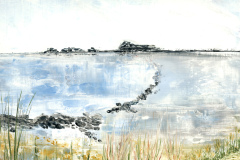 Acrylpapier-ruhige-Meeresbucht-A4-03-2026